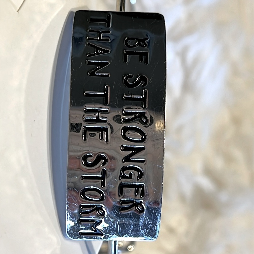 “BE STRONGER THAN THE STORM” bracelet